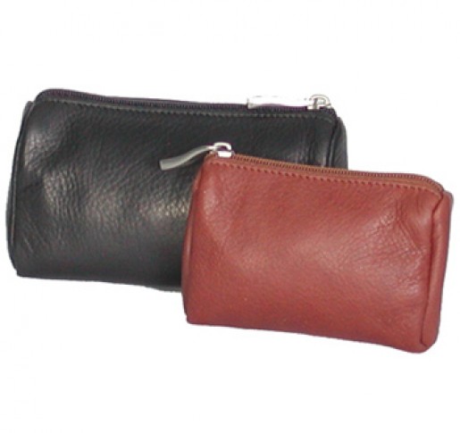 Leather Zippered Pouch