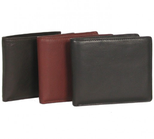   Leather Billfold ID Wallet
