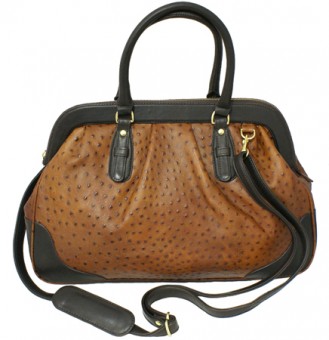 Ostrich Leather Doctor Bag