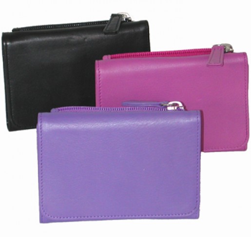 Woman's Leather Clutch Wallet