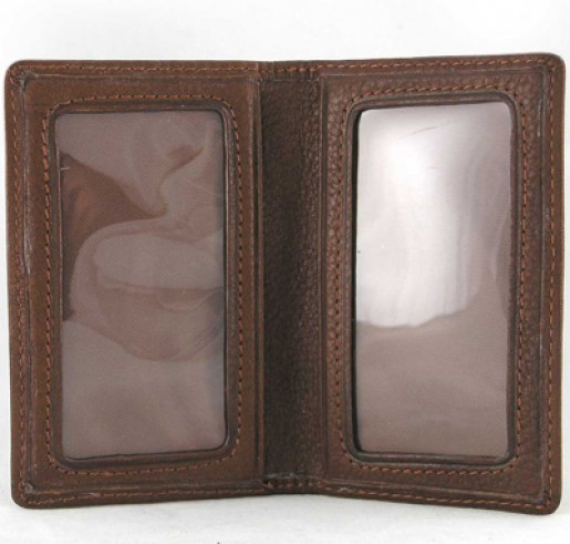 Leather ID Business Card Case