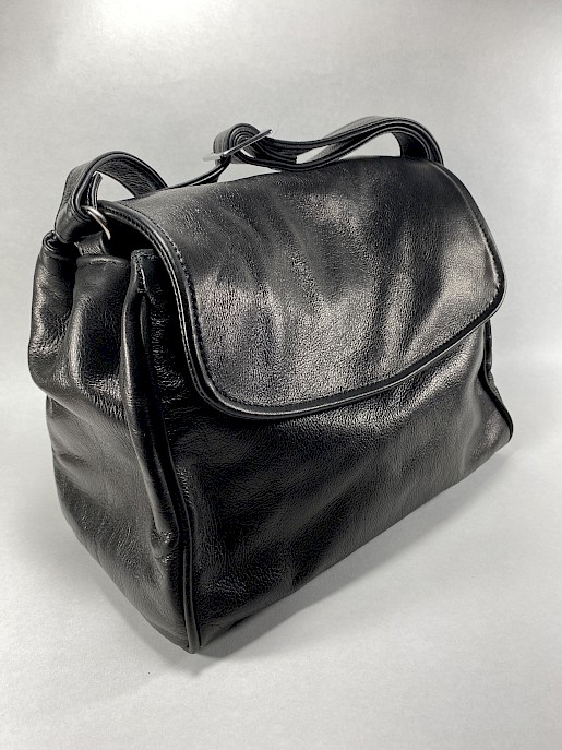 Large Leather Crossbody Organizer Bag
