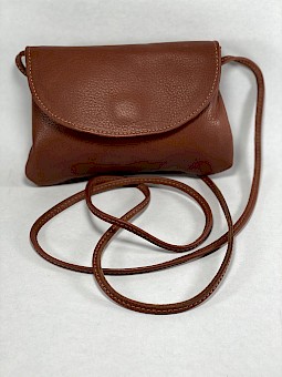 Small Leather Cross Body Clutch