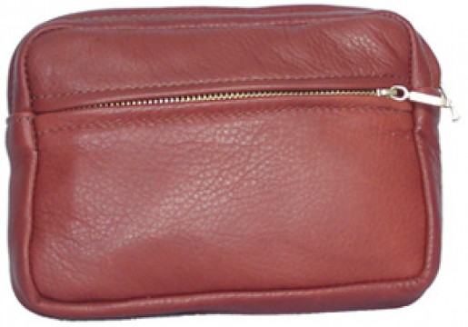 Horizontal Leather Belt Pouch