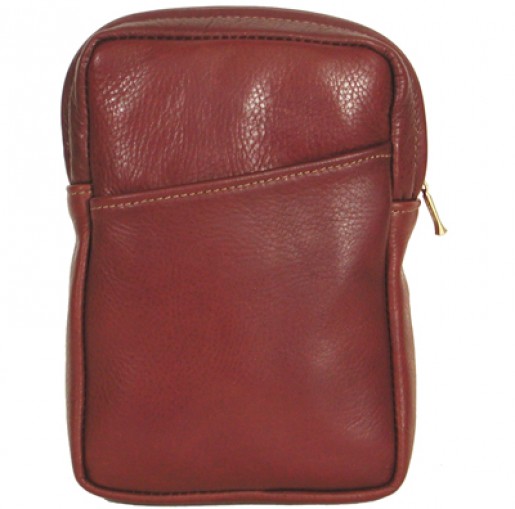 Vertical Leather Belt Pouch