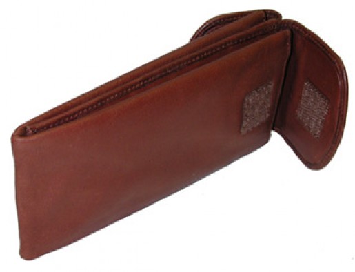 Leather Double Eyeglass Case