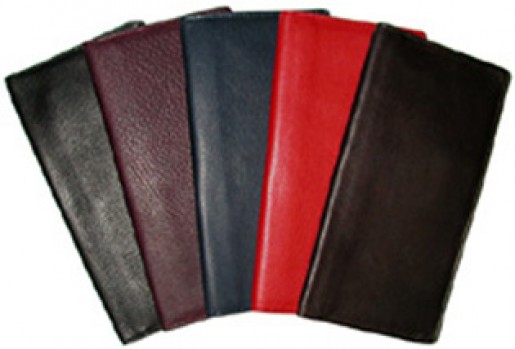 Regular Leather Checkbook Cover