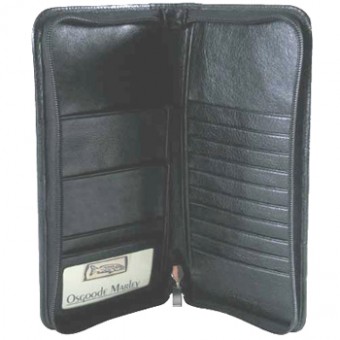 Zippered Leather Travel Case