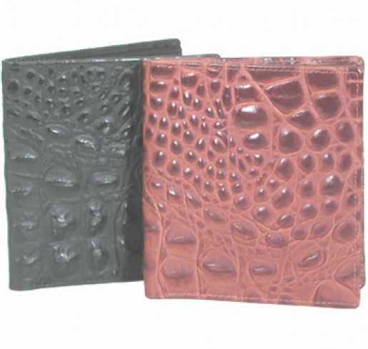 Crocodile Leather Credit Card Wallet