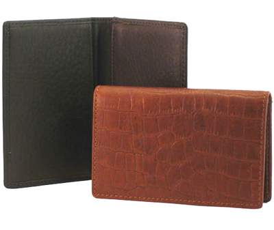Mississippi Collection Leather Card Case