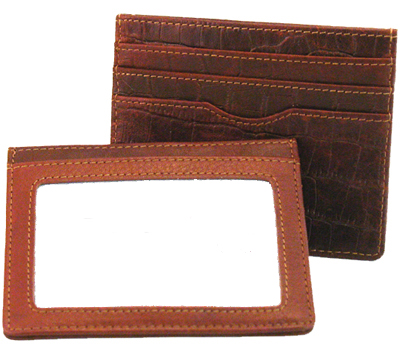 Mississippi Collection Leather ID Card Case