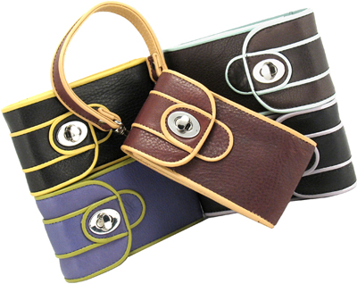 French Bound Leather Cell Phone Case